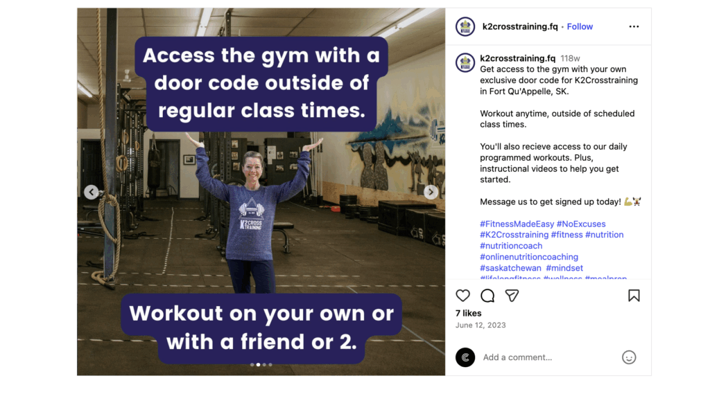 Gym Door Access Code