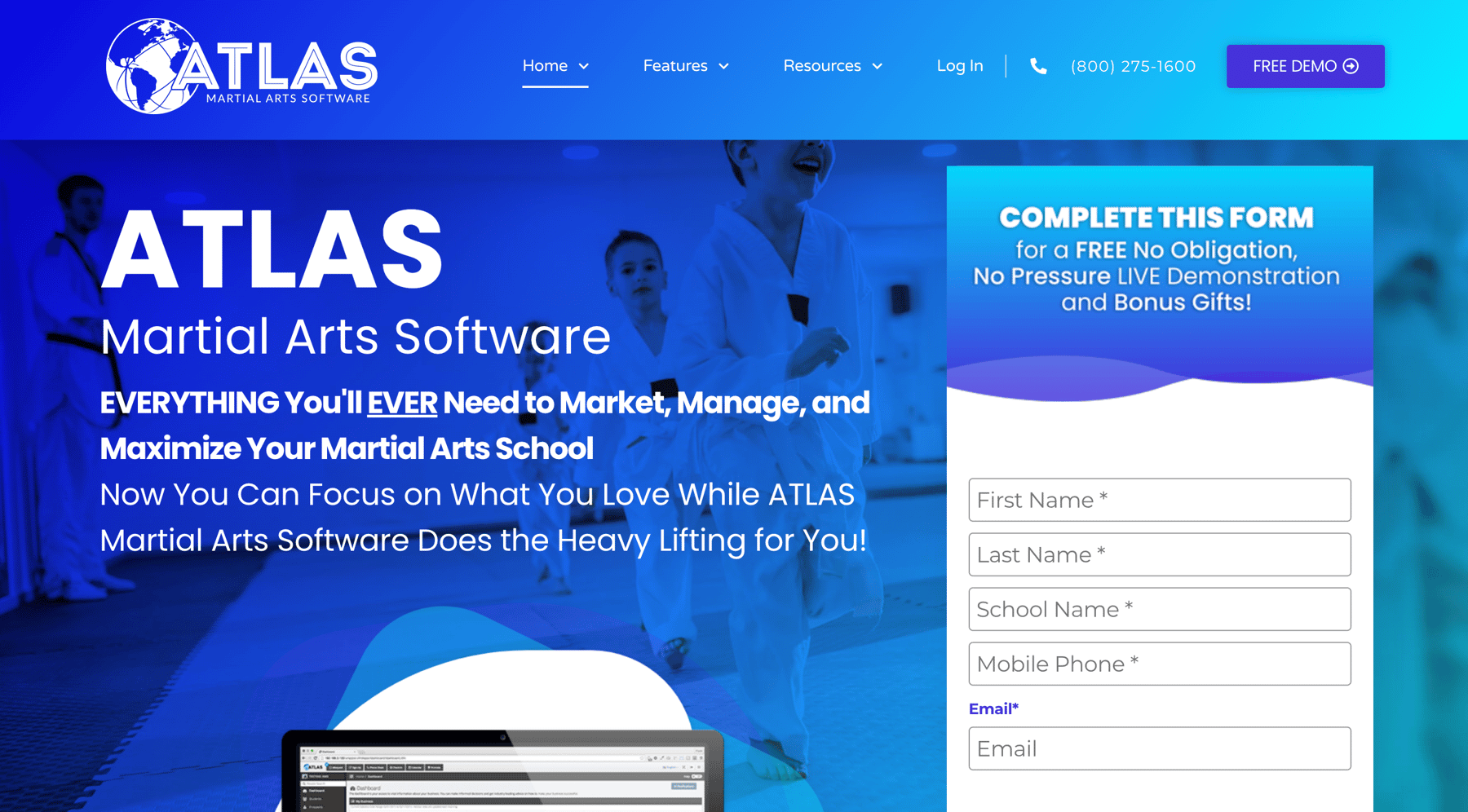 ATLAS Martial Arts Software