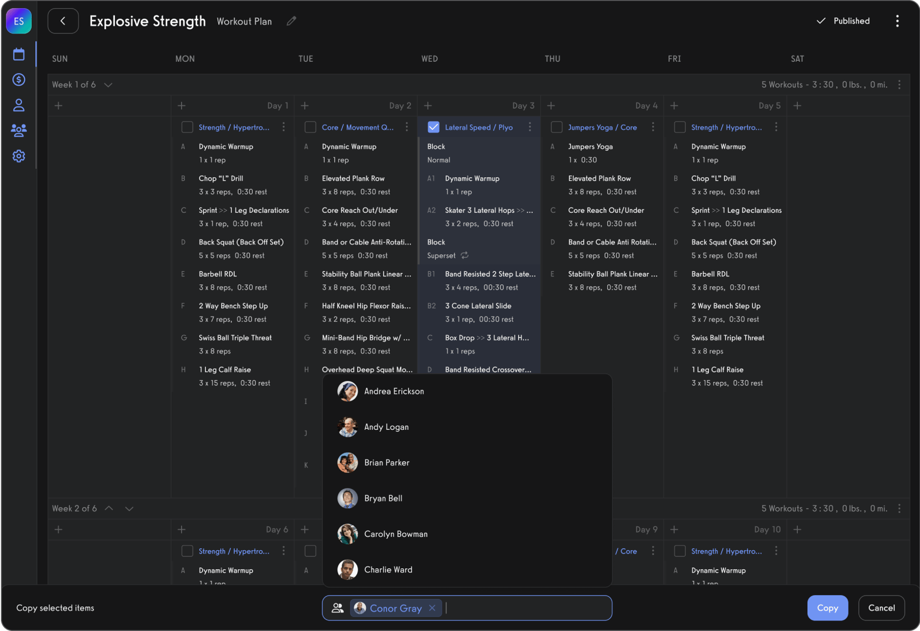 Workout Plan Creator