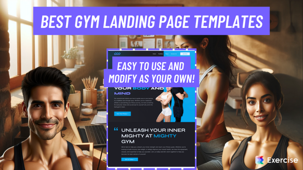 Best Gym Landing Page Templates