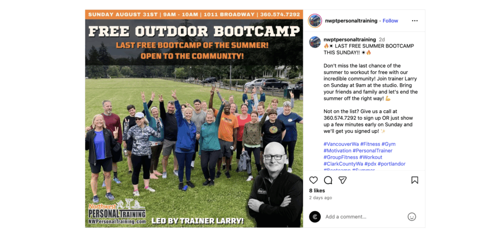 Outdoor Fitness Bootcamp