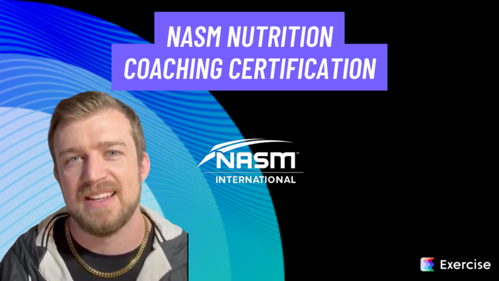 NASM Nutrition Coaching Certification