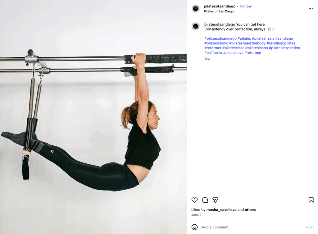 Pilates Class - Bar Hang