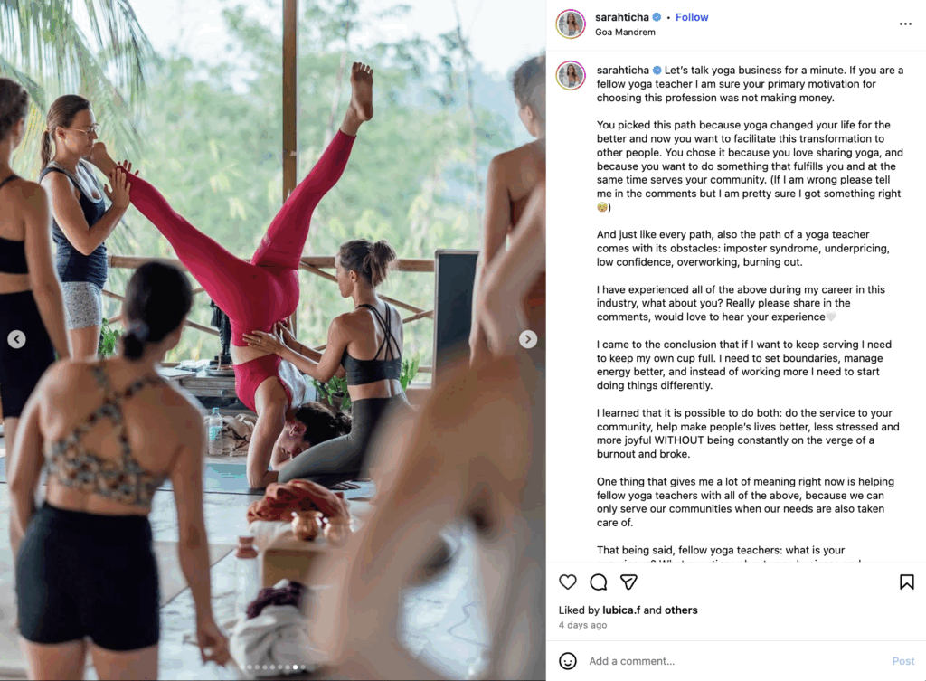 Yoga Class - Handstand Practice