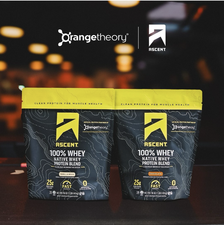 Orange Theory Ascent Whey Protein Partnership Promotion