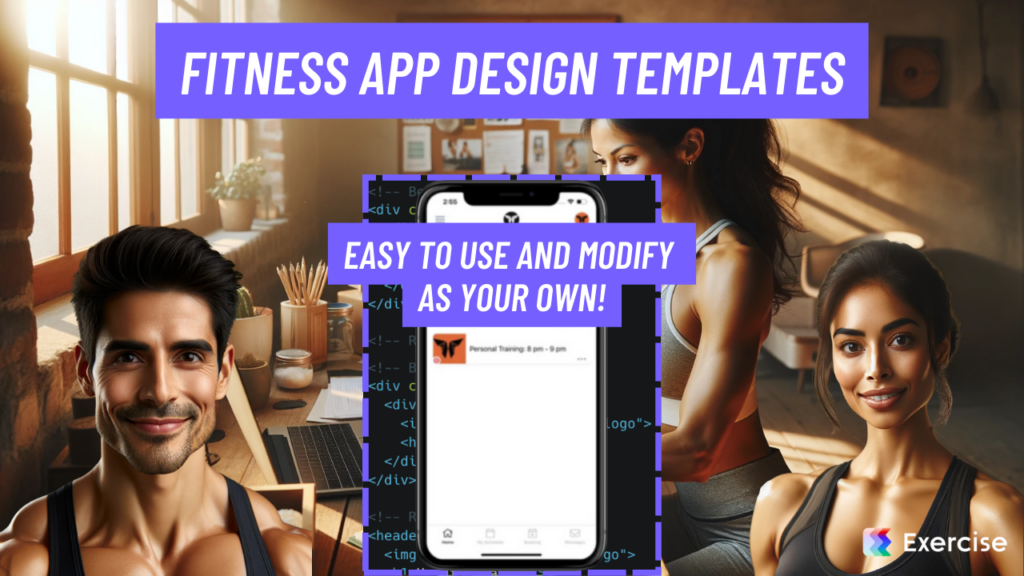 Best Fitness App Design Templates