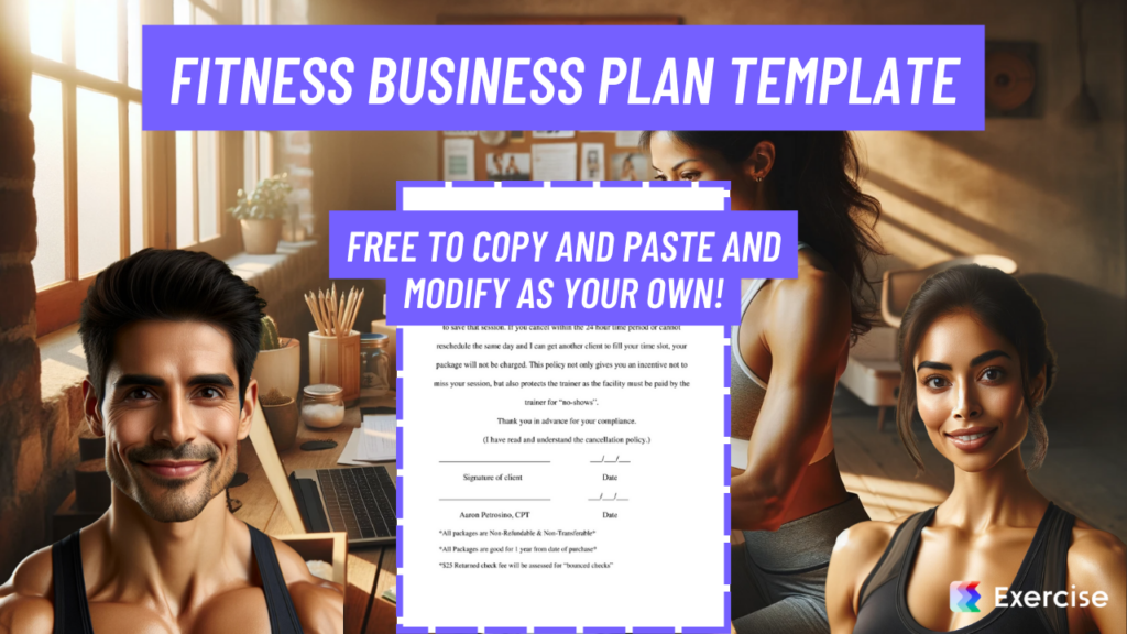 Fitness Business Plan Template