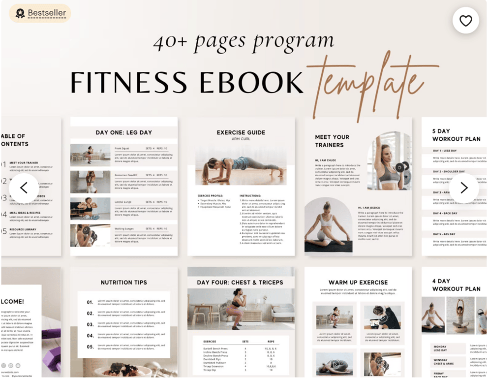 Fitness eBook Template