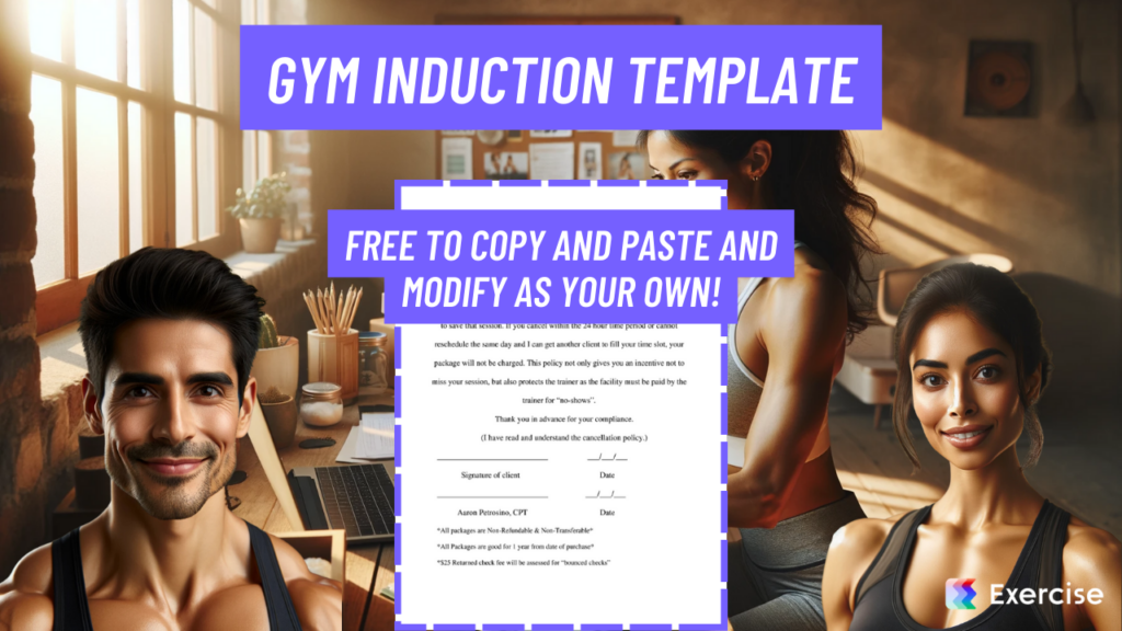 Gym Induction Template