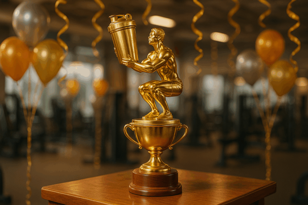 Funny Fitness Award Trophy