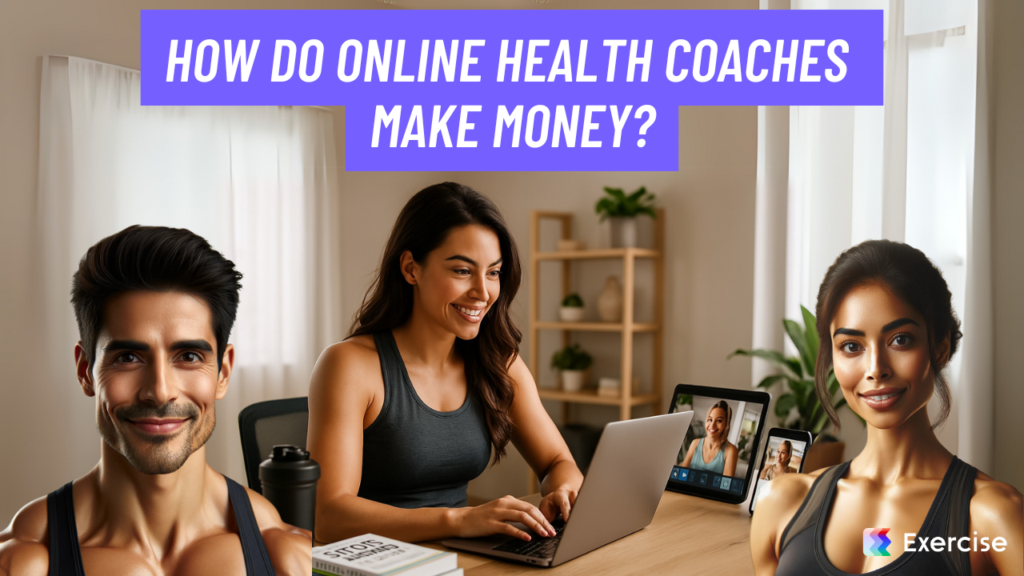 How do online health coaches make money?