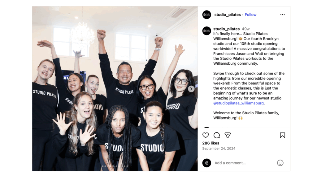 Studio Pilates Grand Opening