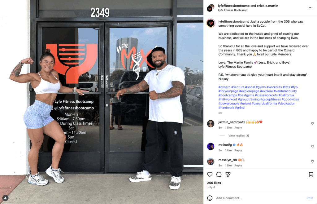 Fitness Business Grand Opening