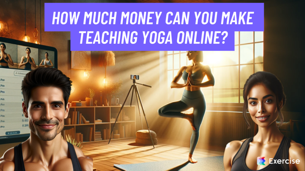 How much money can you make teaching yoga online?