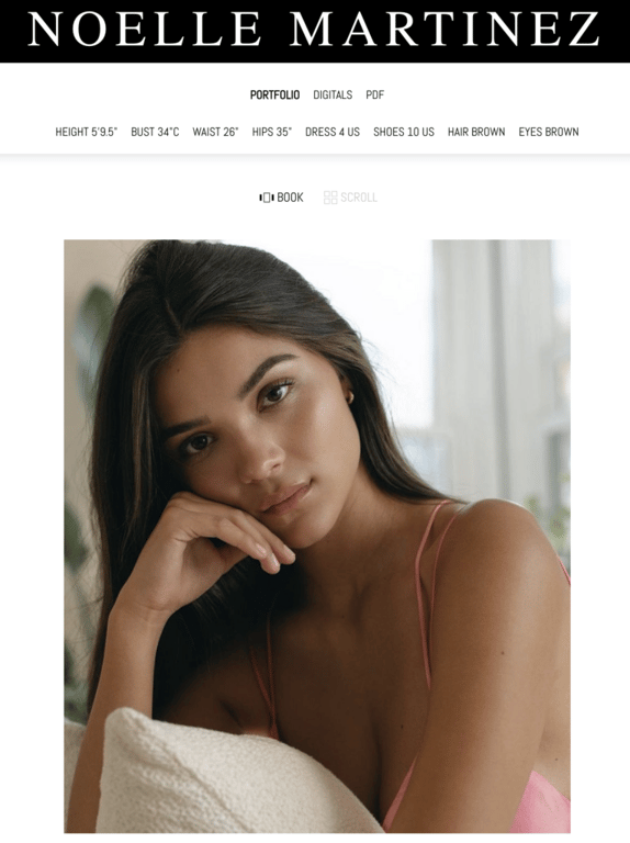 Example Fitness Model Portfolio - Noelle Martinez