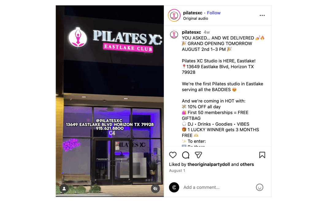 New Pilates Studio