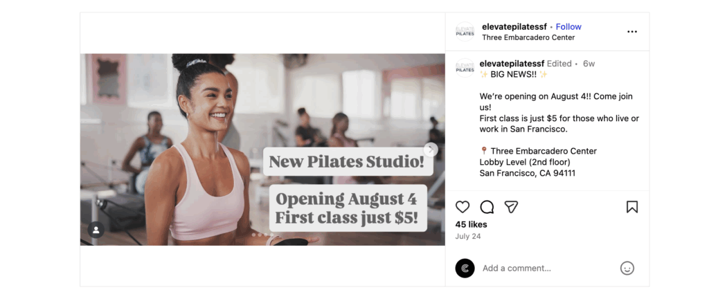 Opening a New Pilates Studio