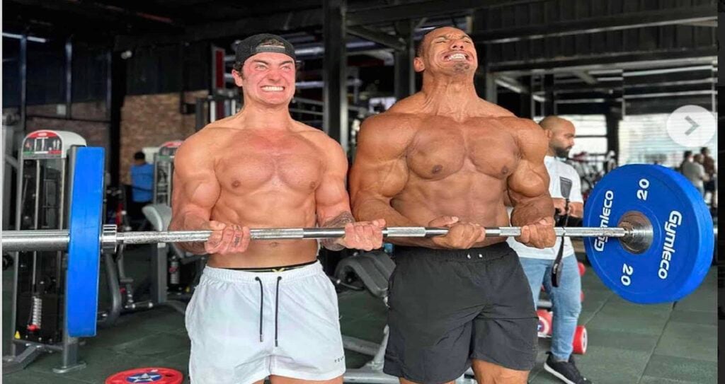 Jesse James West X Larry Wheels Fitness Influencer Collaboration