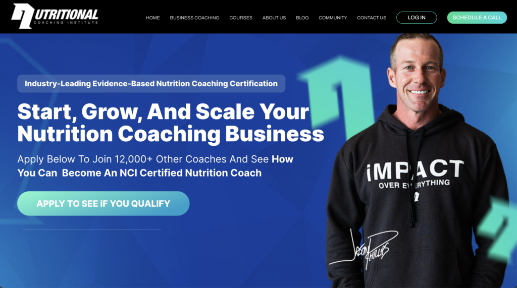 Jason Phillips Nutritional Coaching Institute