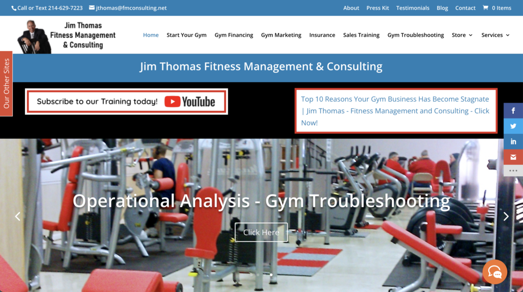 Jim Thomas Fitness Management and Consulting