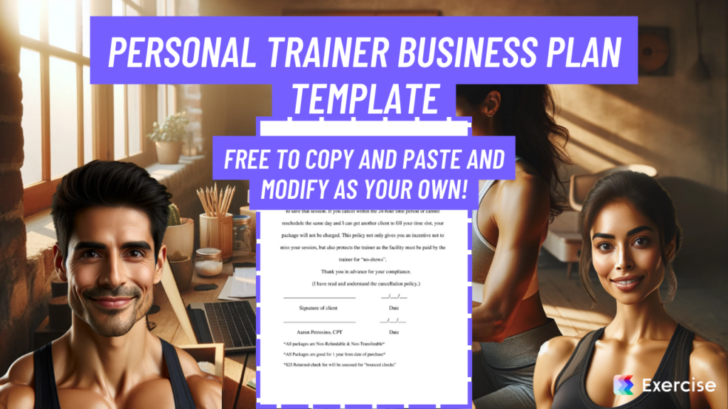 Personal Trainer Business Plan Template