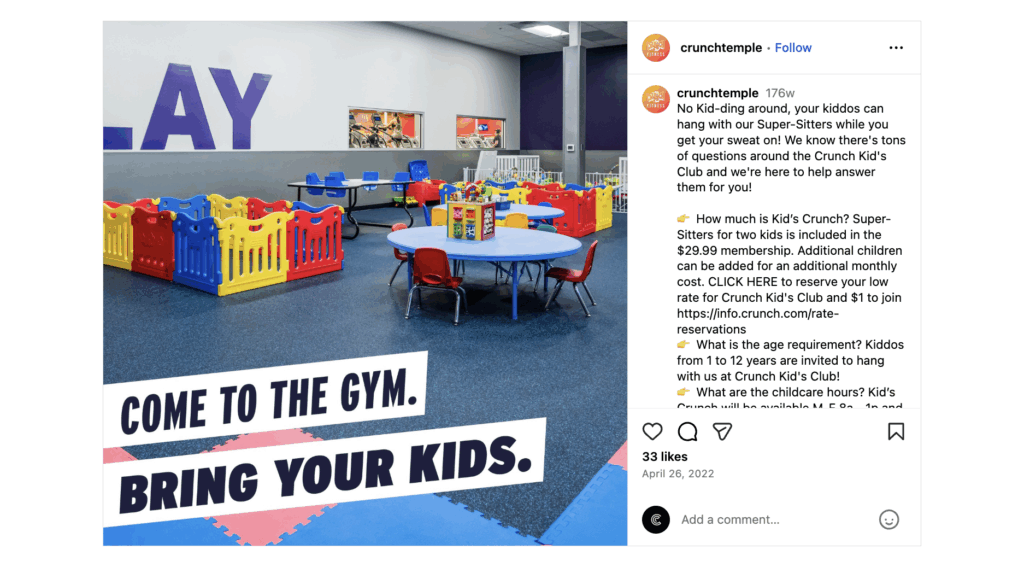 Gym Childcare