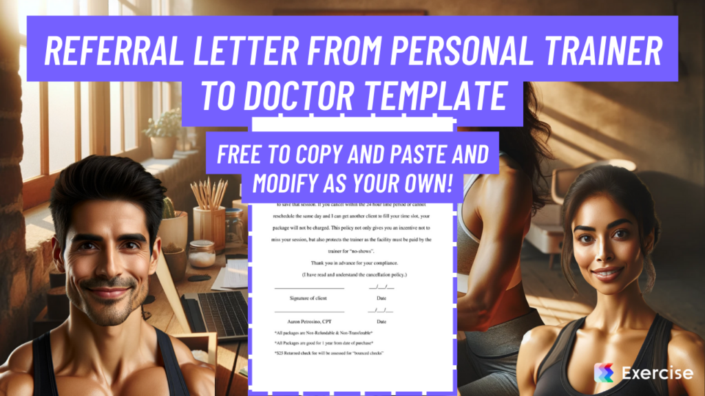 Referral Letter from Personal Trainer to Doctor Template