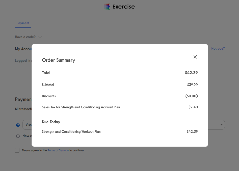 Stripe Tax - Checkout Example