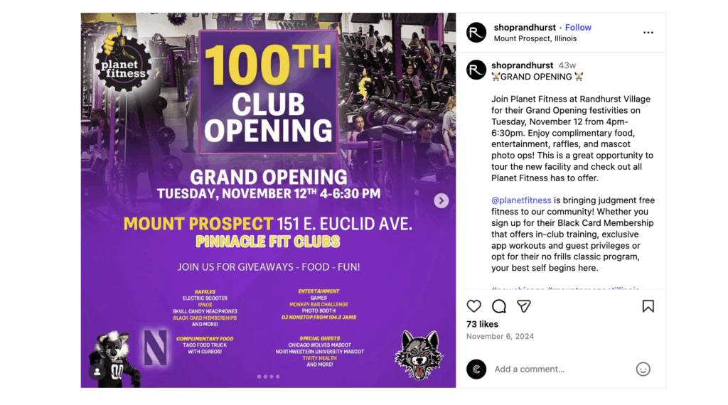 Planet Fitness Gym Grand Opening