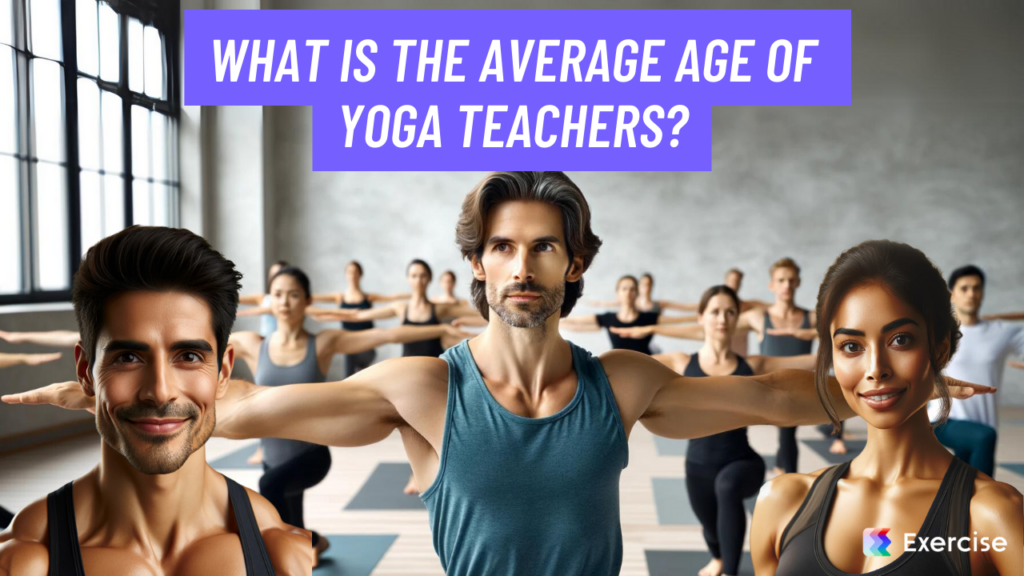 What is the average age of yoga teachers?