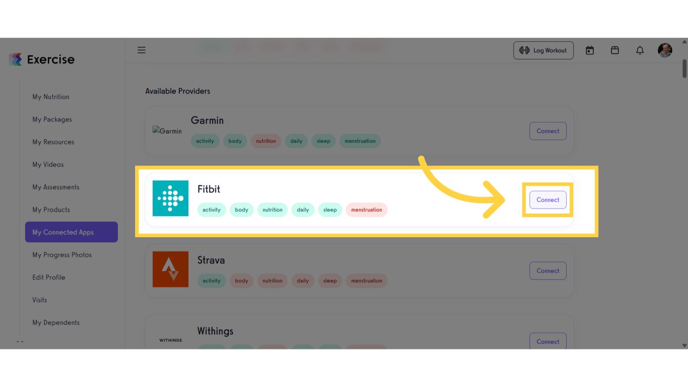 Click 'Connect'