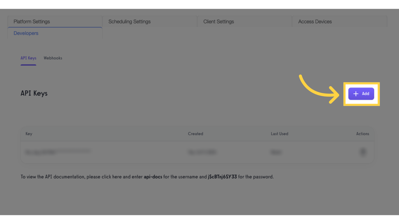 Click the “Add” button