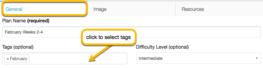 select tags