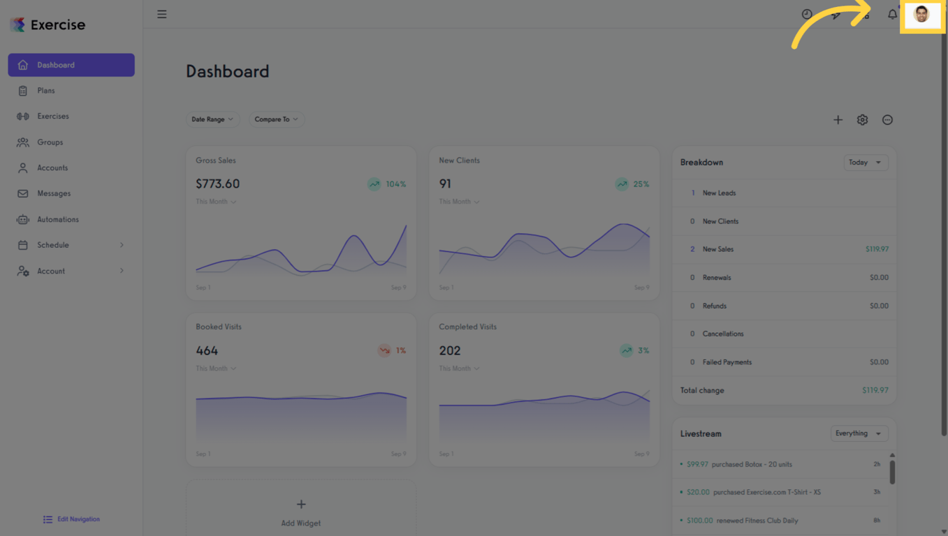 Access Notification Settings
