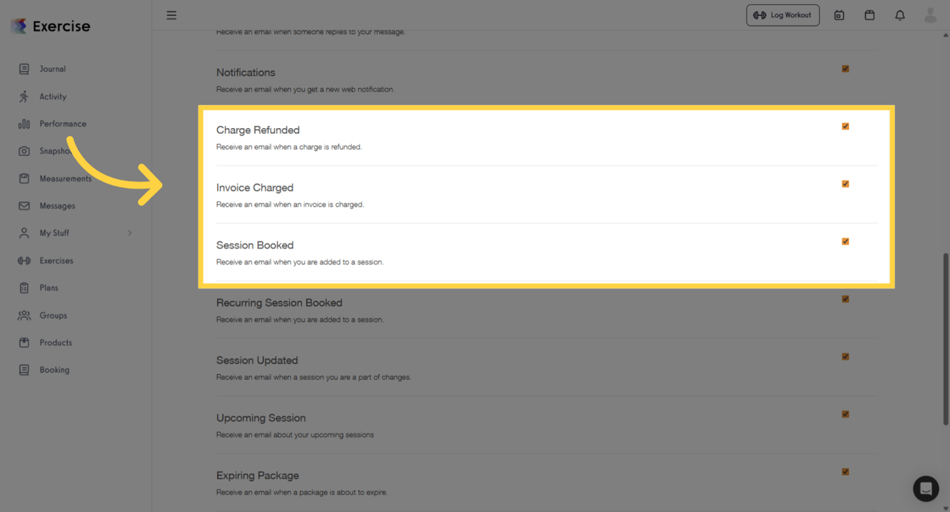 Client Platform-wide Notification Settings