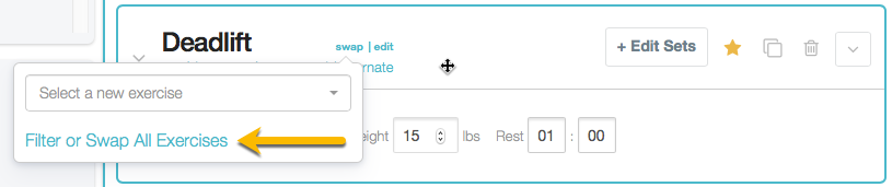 swap all option