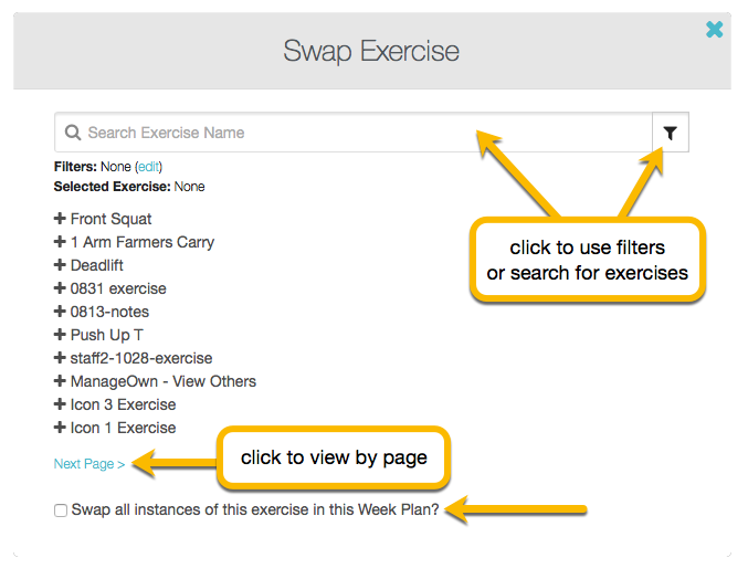 find exercise