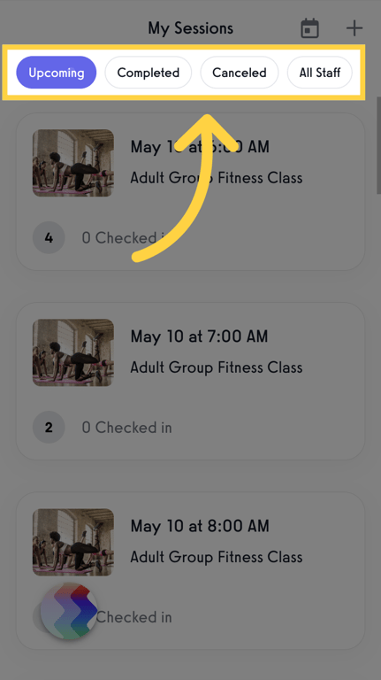 Upcoming Sessions